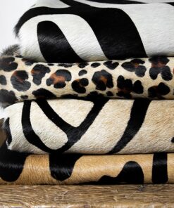 Kuhfelle bedruckt animal print