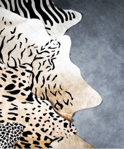 Kuhfelle bedruckt animal print