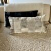 Patchwork Kuhfellkissen