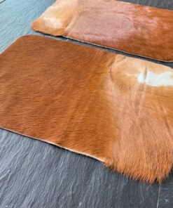 Tischset aus Kuhfell
