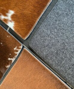 Tischset aus Kuhfell