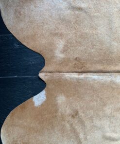 Kuhfell hellbraun-weiss