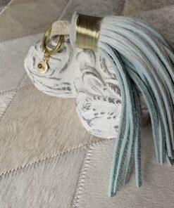 Schlüsselanhänger aus Kuhfell