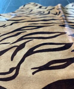 Kuhfell bedruckt Design Tiger