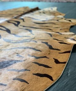 Kuhfell bedruckt Design Tiger