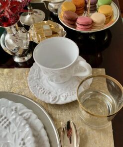 Tischset Kuhfell metallic