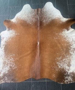 Kuhfell fuchsbraun weiss gesprenkelt