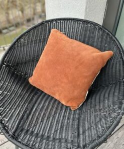 Kuhfellkissen-braun-weiss