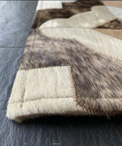 Kuhfell Mosaikteppich