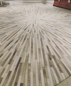 Kuhfell Mosaikteppich