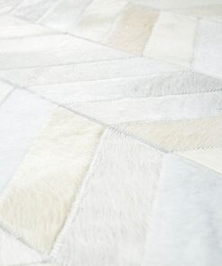 Kuhfell Mosaikteppich