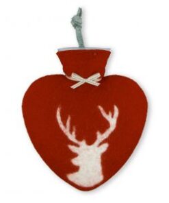 Bettflasche mit Wollfilz