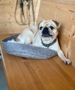 Katzenkorb mit Lammfelleinlage