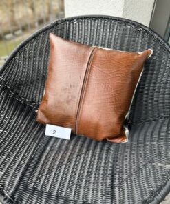 Kuhfellkissen Rückseite