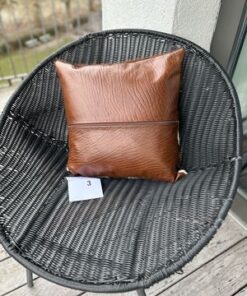 Kuhfellkissen Rückseite